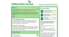 Desktop Screenshot of onlineclinicreview.org